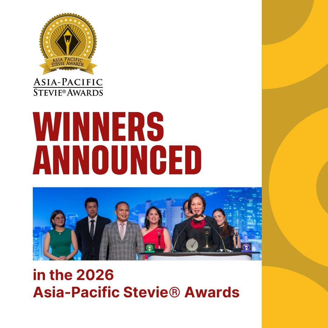 Winners in the 2026 Asia-Pacific Stevie® Awards Announced 